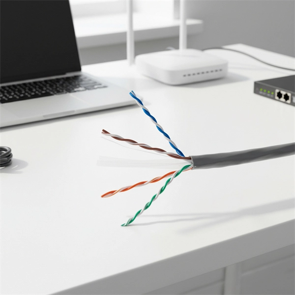 Fiber optic cable with 4 or fewer cores