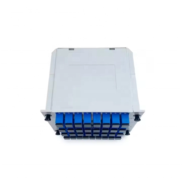 The optical module is lit but the network is not working 