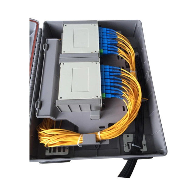 How to use a 4-core fiber optic splice box