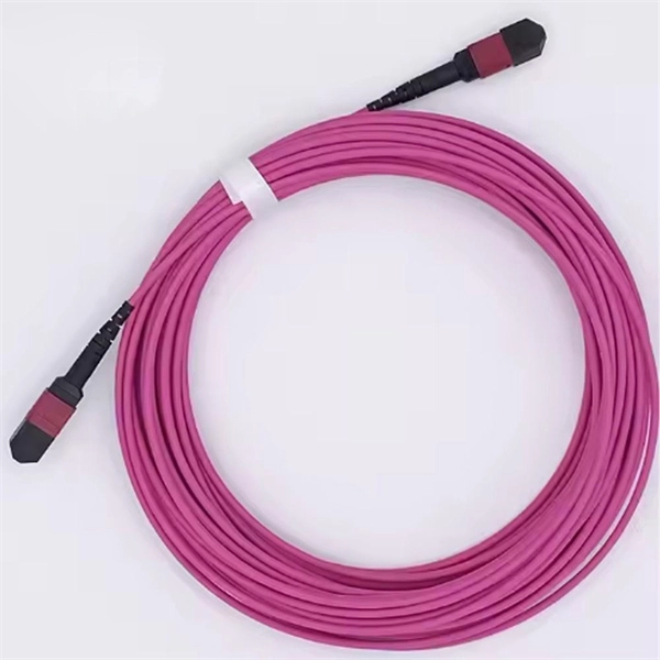 Thick black fiber optic cable for home access