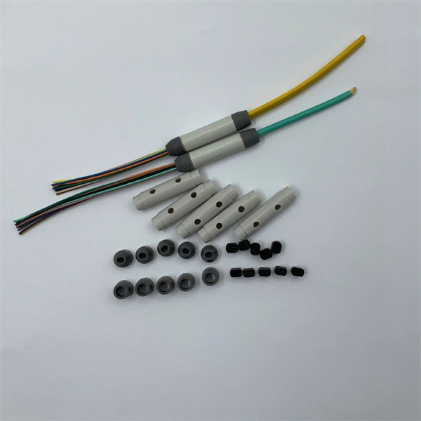 How to quickly thread fiber optic cables into cable trays