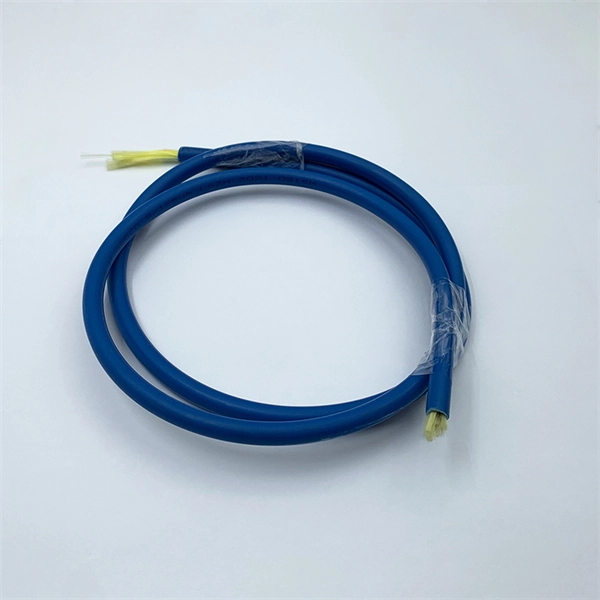 What is a fixed connector for optical fiber