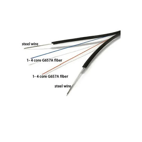 Armored 12-core optical fiber cable