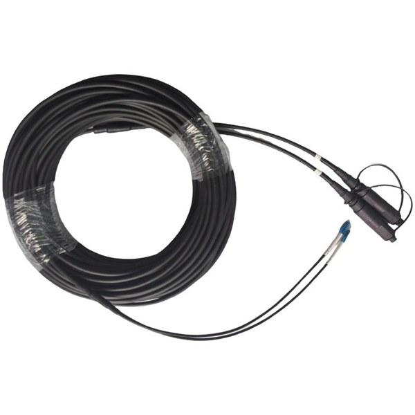 Fiber optic cable single window or double window
