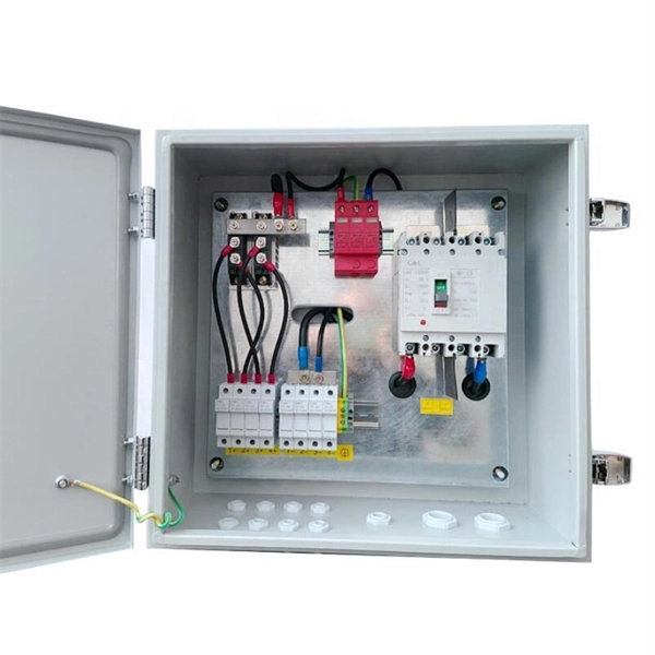 Does the fiber optic cable display a red indicator on the router