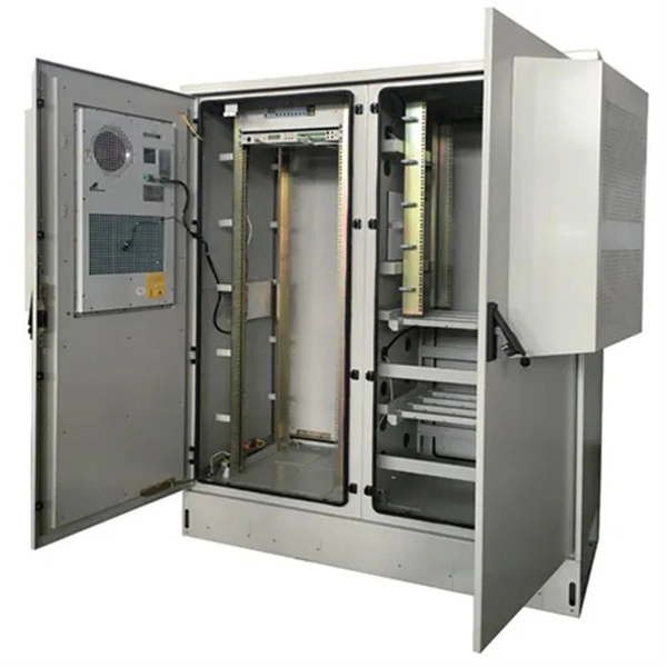 Wall-mounted three-level distribution box