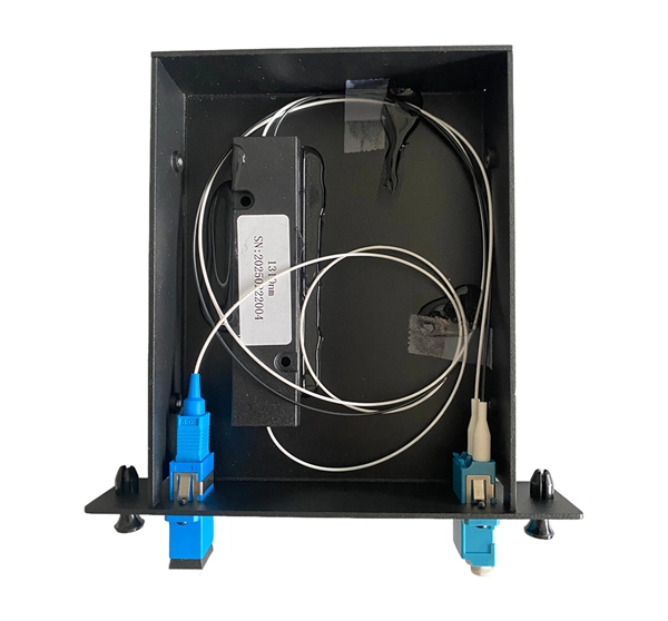 Can I connect the fiber optic port using a patch cable