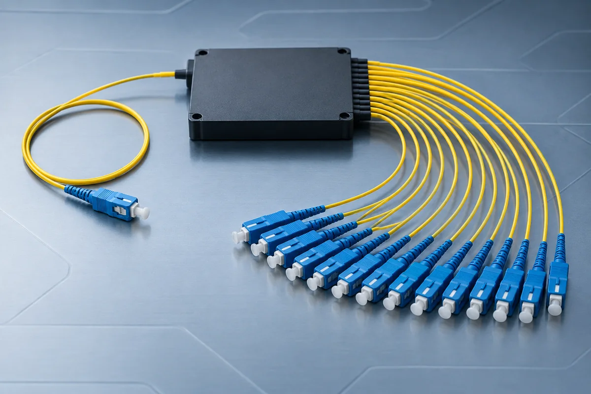 PLC optical splitter and connectorized passive components